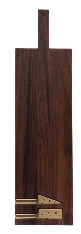 Woodsea Cheese Walnut L - Ξύλινη Πλάκα Τυριού από Καρυδιά 75x20cm 1208971560