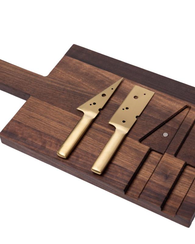 Woodsea Cheese Walnut L - Ξύλινη Πλάκα Τυριού από Καρυδιά 75x20cm 1208971560