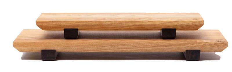 Woodsea Sushi S- Ξυλοπάταρο Sushi από ξύλο οξιάς με πόδια από καρυδιά 30x12 εκατοστά 1208971584