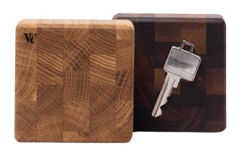 Woodsea End Grain Walnut - Κρεμάστρα Κλειδιών από Καρυδιά 9x9 cm 1208971601