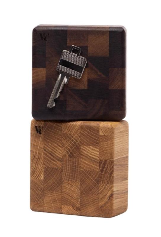 Woodsea End Grain Walnut - Κρεμάστρα Κλειδιών από Καρυδιά 9x9 cm 1208971601