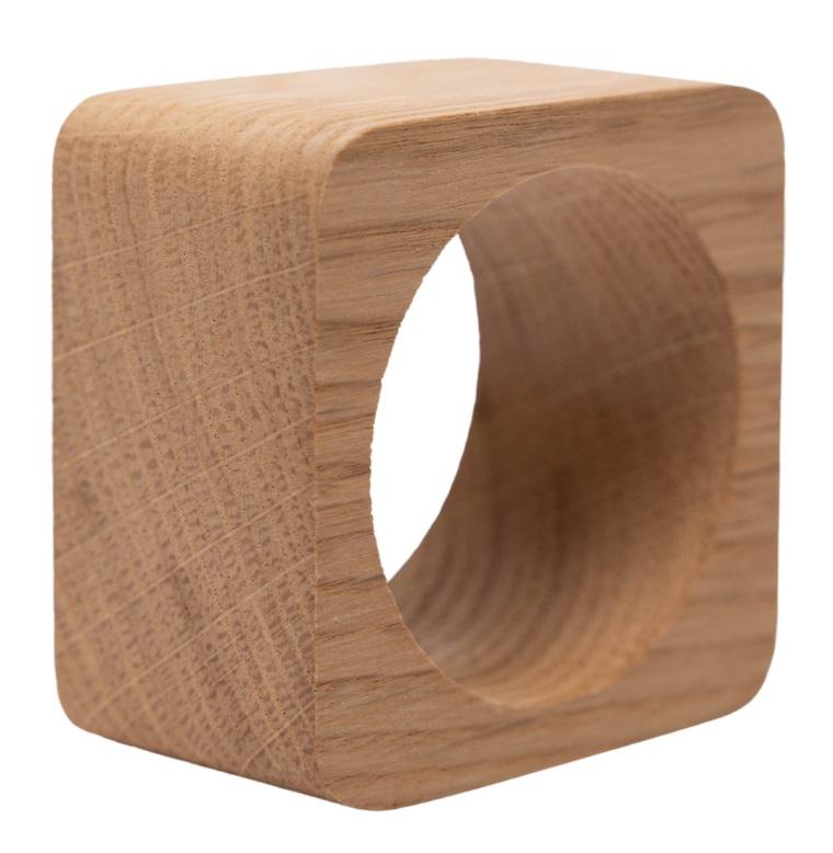 Woodsea Ναπκιν Ρινγκ Oak - Δαχτυλίδι Πετσέτας από Δρυ 5x5 cm 2 τεμάχια 1208971602