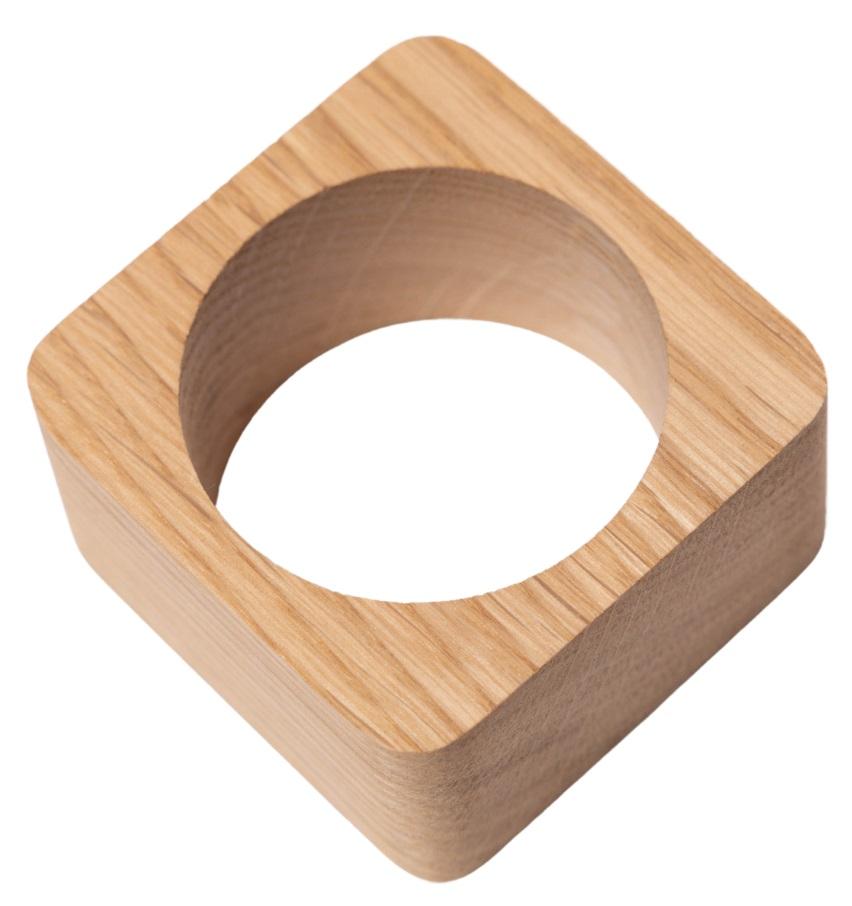 Woodsea Ναπκιν Ρινγκ Oak - Δαχτυλίδι Πετσέτας από Δρυ 5x5 cm 2 τεμάχια 1208971602