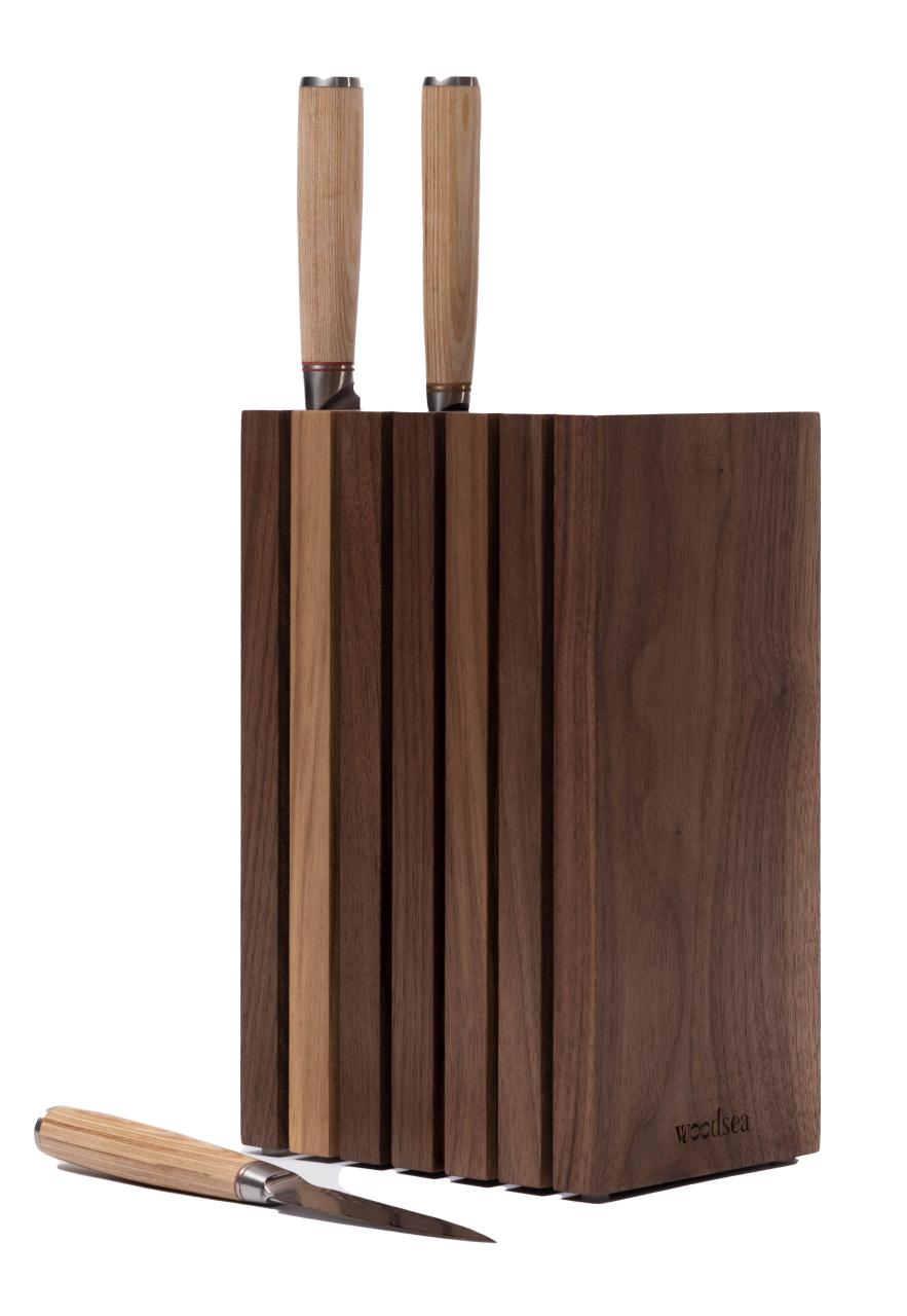 Woodsea Block Walnut S - Κομμάτι Κάτοχος Μαχαιριών από Καρυδιά 13x8 εκ 1208971608