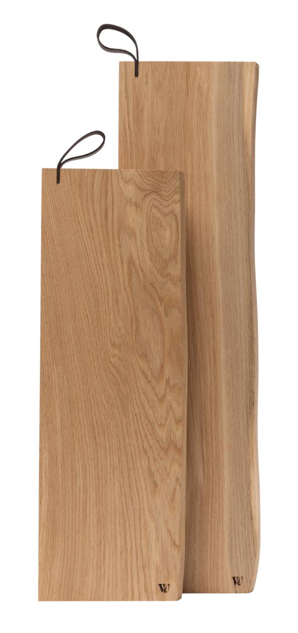 Woodsea Serving S - Ξύλινη σερβιριστική πίνακα από δρυ 55x17 εκ. με δερμάτινη λαβή 1208971615