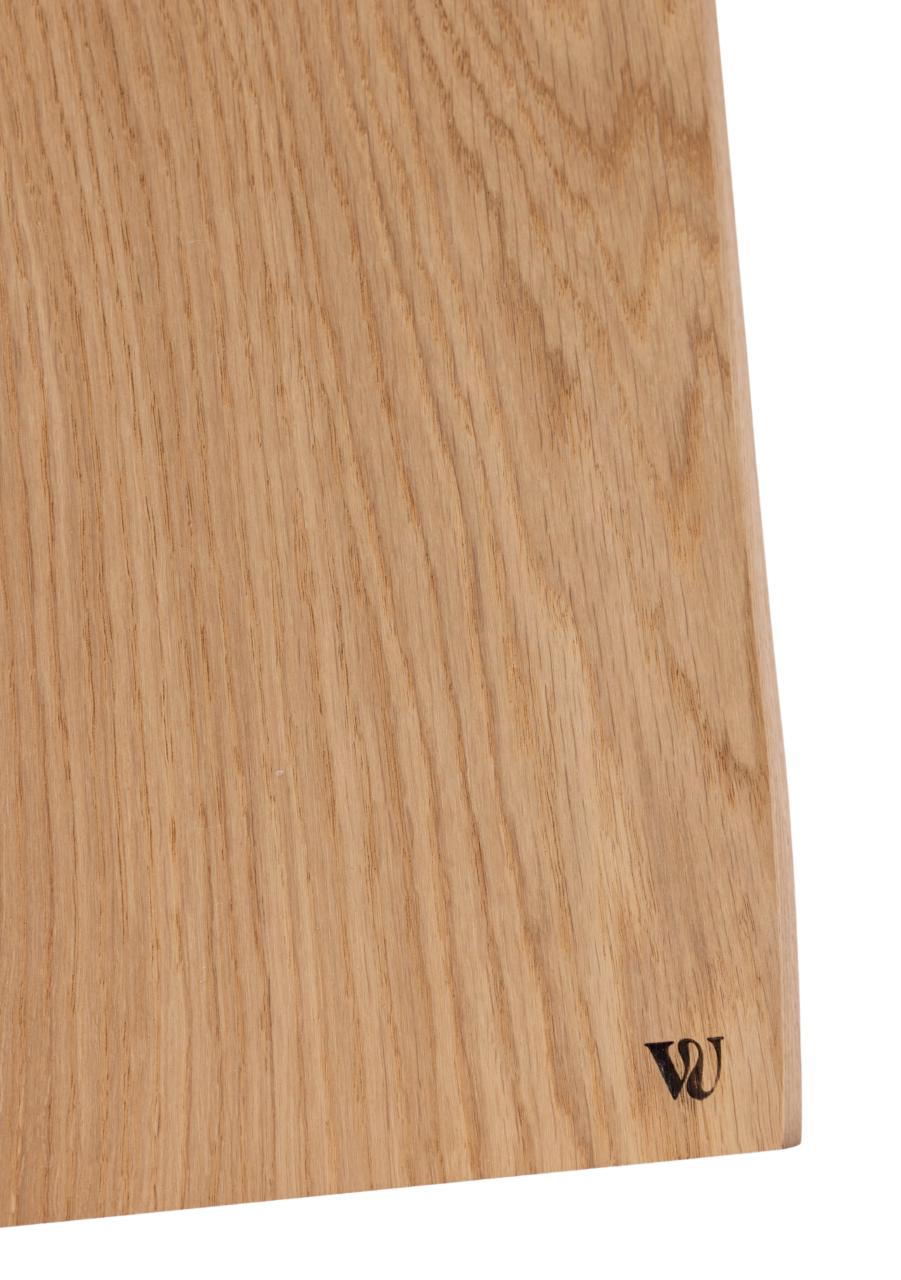 Woodsea Serving L - Ξύλινη σερβιρίσματος από δρύινο ξύλο 70x17 εκ. με δερμάτινη λαβή 1208971616