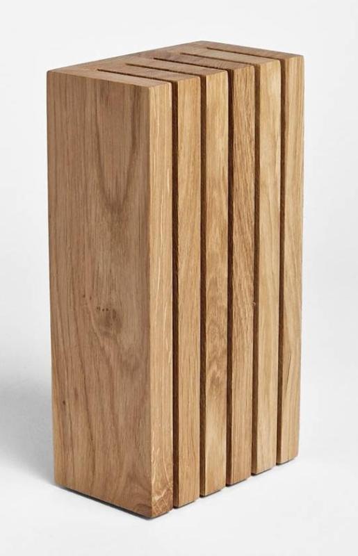 Woodsea Block Oak S - Oak Knife Holder Block 13x8 cm 1208971617