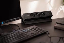 Πολύπριζο επίπλου BASCO, 3xSHUKO, USB A+C, καλώδιο 1.5 μ, μαύρο