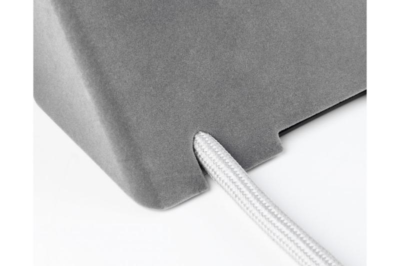 Πρίζα επίπλων SOFITO, 2xSHUKO, USB A+C, καλώδιο 1.5 m, γκρι φλοκ.