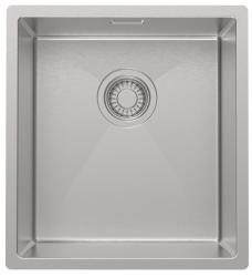 Pure.Sink Luxion Νεροχύτης από ανοξείδωτο χάλυβα 36x40 cm, υποστύλωσης, επίπεδης εγκατάστασης και επιφανείας PLX3640-02