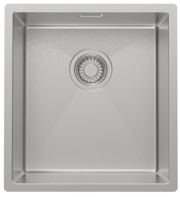 Pure.Sink Luxion Νεροχύτης από ανοξείδωτο χάλυβα 36x40 cm, υποστύλωσης, επίπεδης εγκατάστασης και επιφανείας PLX3640-02