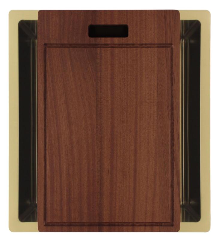 Pure.Sink Luxion Χρυσό νεροχύτη 36x40 cm για υποστύλωμα, επίπεδη εγκατάσταση και επιφανειακή εγκατάσταση PLX3640-60