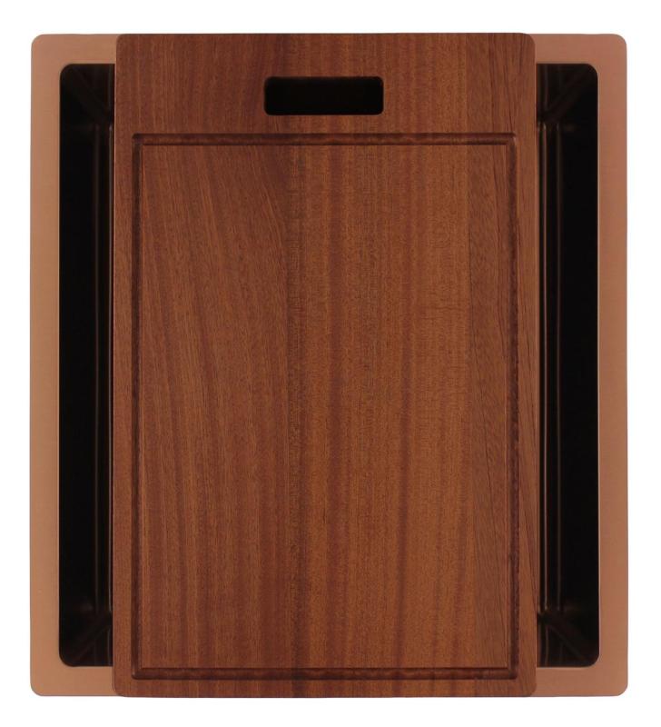 Pure.Sink Luxion Χάλκινο νεροχύτη 36x40 cm υποστύλωμα, επίπεδη εγκατάσταση και επιφανειακή εγκατάσταση PLX3640-62