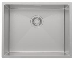 Pure.Sink Luxion Νεροχύτης από ανοξείδωτο χάλυβα 50x40 cm, υποστύλωσης, επίπεδης εγκατάστασης και επιφανείας PLX5040-02