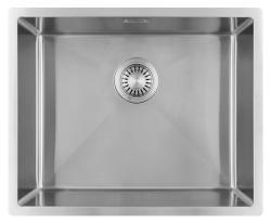 Pure.Sink Luxion Ανοξείδωτο νεροχύτη 50x40 cm για υποστύλωμα, επίπεδη εγκατάσταση και επιφανειακή εγκατάσταση  PLX5040-02