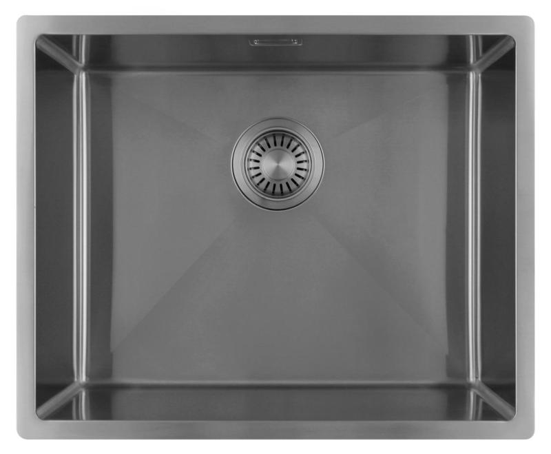 Pure.Sink Luxion Ανοξείδωτο νεροχύτη 50x40 cm για υποστύλωμα, επίπεδη εγκατάσταση και επιφανειακή εγκατάσταση  PLX5040-02