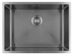 Pure.Sink Luxion Ανοξείδωτος νεροχύτης 55x40 cm για υποστύλωμα, επίπεδη εγκατάσταση και επιτοίχια εγκατάσταση PLX5540-02