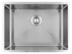 Pure.Sink Luxion Ανοξείδωτος νεροχύτης 55x40 cm για υποστύλωμα, επίπεδη εγκατάσταση και επιτοίχια εγκατάσταση PLX5540-02