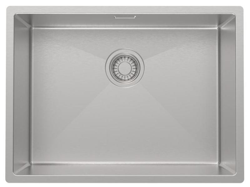 Pure.Sink Luxion Νεροχύτης από ανοξείδωτο ατσάλι 55x40 cm, υποστρωμάτιος, επίπεδης τοποθέτησης και επιφανειακής τοποθέτησης PLX5540-02