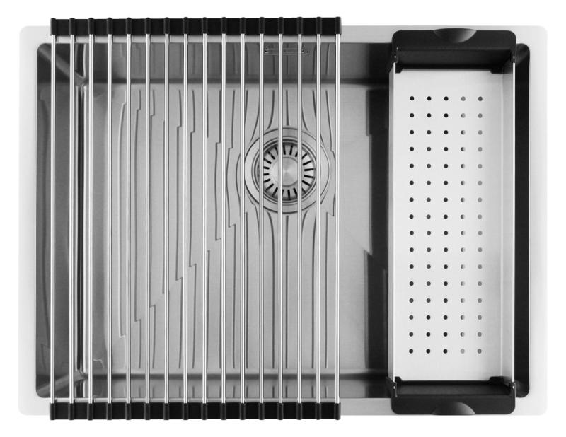 Pure.Sink Luxion Stainless steel sink 55x40 cm undermount, flush mount, and top mount PLX5540-02