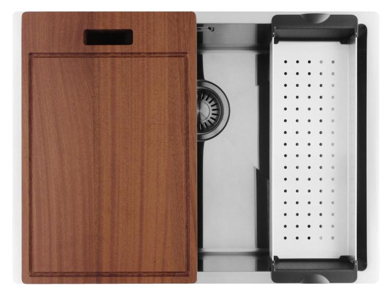 Pure.Sink Luxion Stainless steel sink 55x40 cm undermount, flush mount, and top mount PLX5540-02