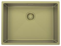 Pure.Sink Luxion Χρυσό νεροχύτη 55x40 cm για υποστύλωμα, επίπεδη εγκατάσταση και επιφανειακή εγκατάσταση PLX5540-60