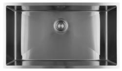 Pure.Sink Luxion Μεγάλο νεροχύτη από ανοξείδωτο χάλυβα 74x40 cm για υποστύλωμα, επίπεδη εγκατάσταση και επιφανειακή εγκατάσταση PLX7440-02