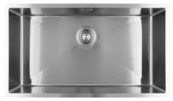 Pure.Sink Luxion Μεγάλο νεροχύτη από ανοξείδωτο χάλυβα 74x40 cm για υποστύλωμα, επίπεδη εγκατάσταση και επιφανειακή εγκατάσταση PLX7440-02
