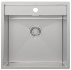 Pure.Sink Luxion Νержаδένιο νεροχύτη 51x50 cm Tapwing με οπή για βρύση PLX5150T-02