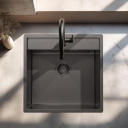 Pure.Sink Luxion Νεροχύτης από γκουν μέταλλο 51x50 cm Tapwing με βάση για βρύση PLX5150T-61