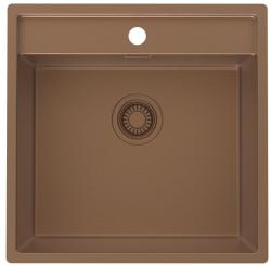 Pure.Sink Luxion Χάλκινο νεροχύτη 51x50 cm Tapwing με βάση για βρύση PLX5150T-62