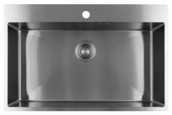 Pure.Sink Luxion Μεγάλο νεροχύτη από ανοξείδωτο χάλυβα 78x50 cm Tapwing με βάση για βρύση PLX7850T-02