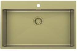 Pure.Sink Luxion Μεγάλο χρυσό νεροχύτη 78x50 cm Tapwing με οπή για βρύση PLX7850T-60