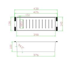 Pure.Sink Luxion Μαύρο καλάθι για νεροχύτη PLXCOL-63