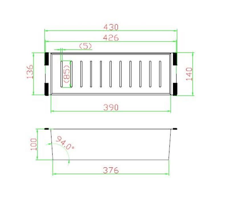 Pure.Sink Luxion Μαύρο καλάθι για νεροχύτη PLXCOL-63