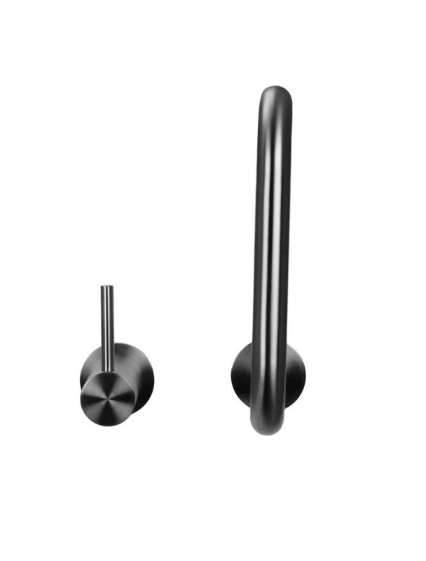 Pure.Sink Luxion Μαζική βρύση κουζίνας από ανοξείδωτο χάλυβα με 2 οπές και U-σχήμα έξοδο PLX2HU-02