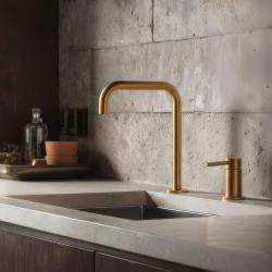 Pure.Sink Luxion 2-οπών Χρυσή βρύση κουζίνας με U έξοδο PLX2HU-60