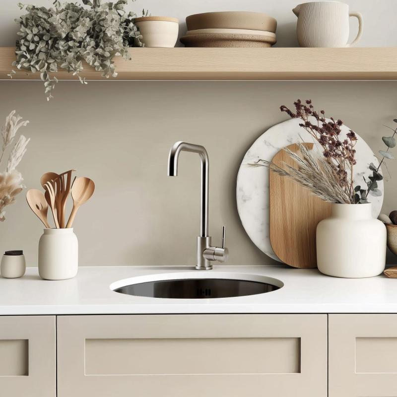 Pure.Sink Rondo Gun metal Στρογγυλός νεροχύτης επίπεδης εγκατάστασης, υποδομής και επιδομής 38 cm PRN38-61