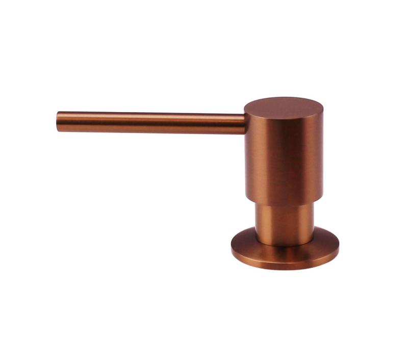 Pure.Sink Elite Steel Shine εντοιχιζόμενη διανομέας σαπουνιού PVD χαλκού αναπληρώσιμη από πάνω PS9010-62