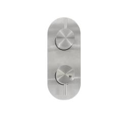 MURO TUA Εντοιχισμένος μείτης με 3-θέσιο διακόπτη χρώμιο M1.B33.S.CR