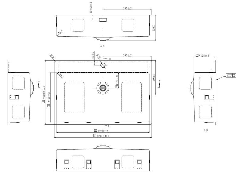 Pure.Sink Exclusivo Μεγάλος χάλκινος νεροχύτης 75x40 εκ. με βρύση και οπή για βρύση BB7540T-62