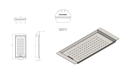 Massimo Αξεσουάρ Εισαγωγικό Δίσκο Μαύρο Ματ 183x430x19mm