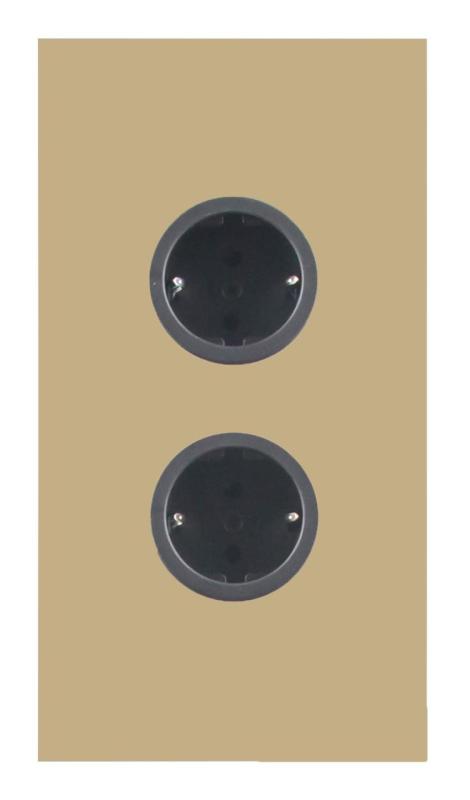 Indux Corner Ενεργειακή στήλη με 2 πρίζες με γείωση χρυσού 1208972283