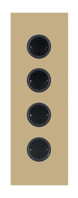 Indux Corner Ενεργειακή στήλη με 4 πρίζες με γείωση χρυσού 1208972292