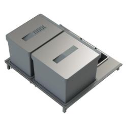 Indux Sort Σύστημα απορριμμάτων διπλό Χειροκίνητο για συρτάρια 1208972319