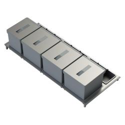 Indux Sort Σύστημα αποκομιδής απορριμμάτων 4 θέσεων Χειροκίνητο χειριστήριο για συρτάρια 1208972321