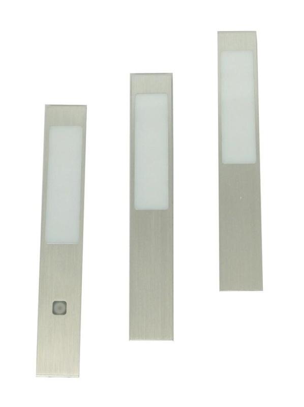 Indux Nex Σετ LED για κουζίνα 3x3 W με ενσωματωμένο διακόπτη Touch-Dim Αλουμίνιο 1208972335