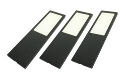 Indux Solin Κουζίνα Εξωτερική εγκατάσταση Multi Tone LED Σετ 3 σποτ x 3,6 W Μαύρο 1208972345