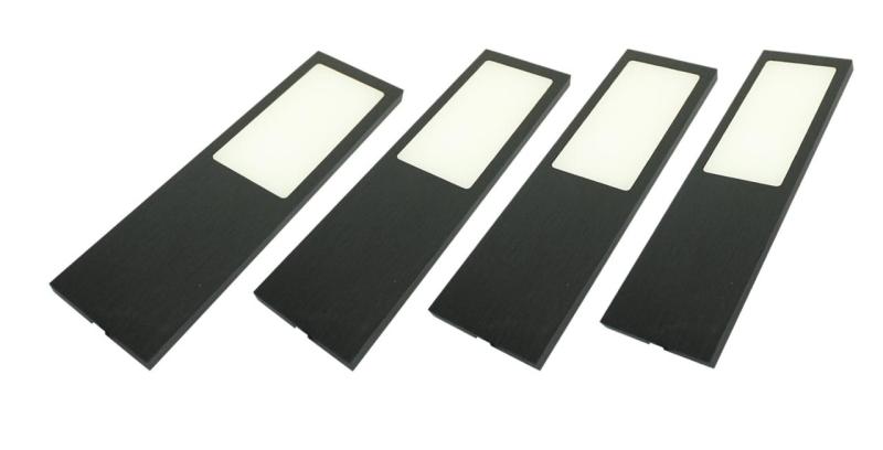 Indux Solin Κουζίνα Εξωτερική εγκατάσταση Multi Tone LED Σετ 4 σποτ x 3,6 W Μαύρο 1208972346