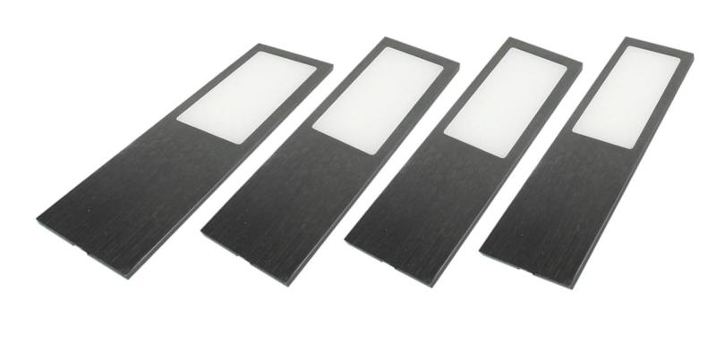 Indux Solin Κουζίνα Οικοδόμηση Multi Tone LED Σετ 4 Spots x 3,6 W Gun metal 1208972354